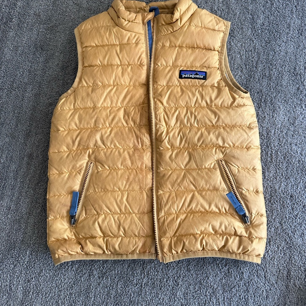 Patagonia Kids' Gold Puffer Vest
